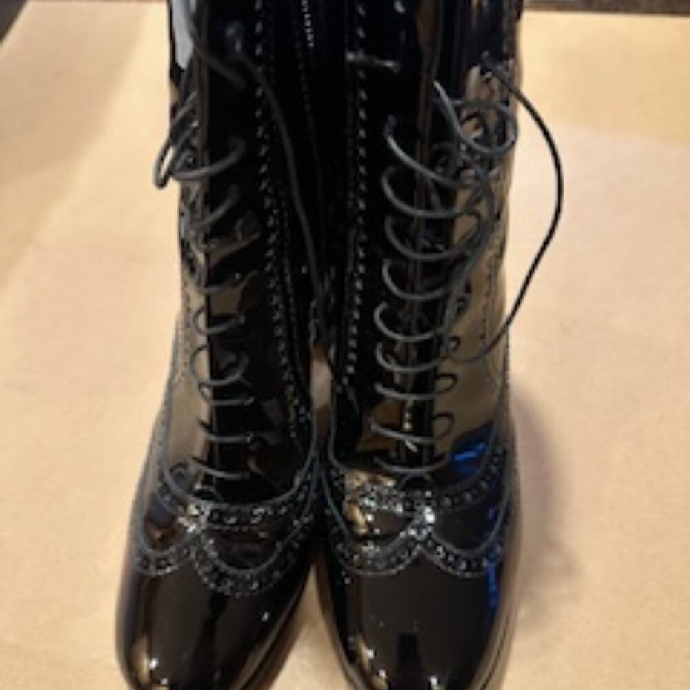 Chanel Patent Leather Boots